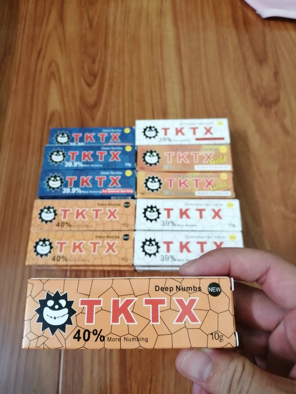 [HCM]Kem ủ tê TKTX nhãn vàng Nồng độ 38%.