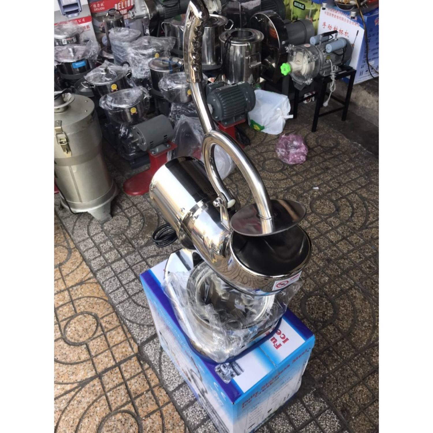 Máy bào đá inox 2 lưỡi ZY-HK 400