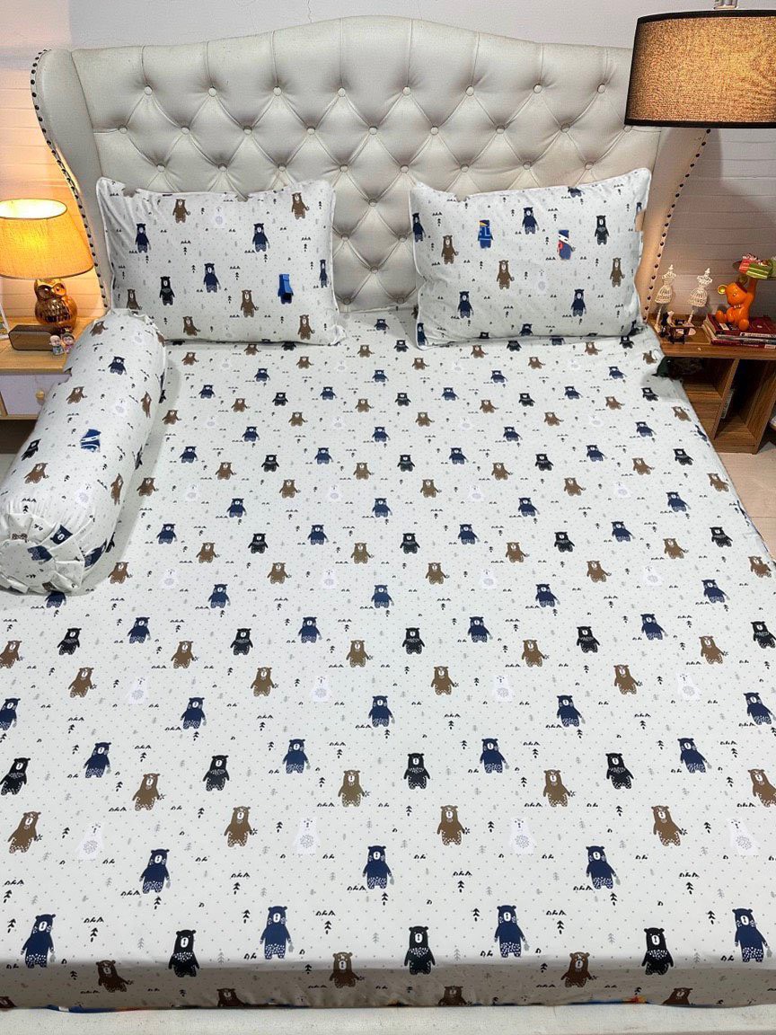 Bộ drap ga thun siêu lạnh lụa chất cực mát