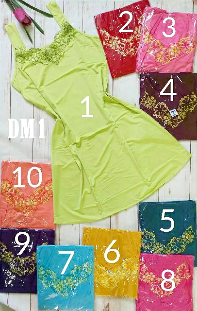 Đầm Thun Nữ Phối Ren Mặc Nhà Giá Rẻ - M37