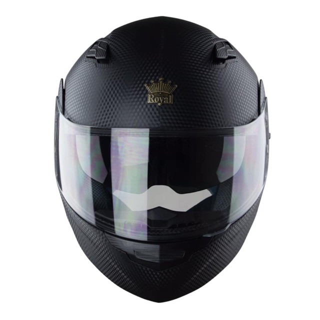 Mũ Bảo Hiểm Fullface Royal M179 - Vân Carbon (Lật Cằm 2 Kính)