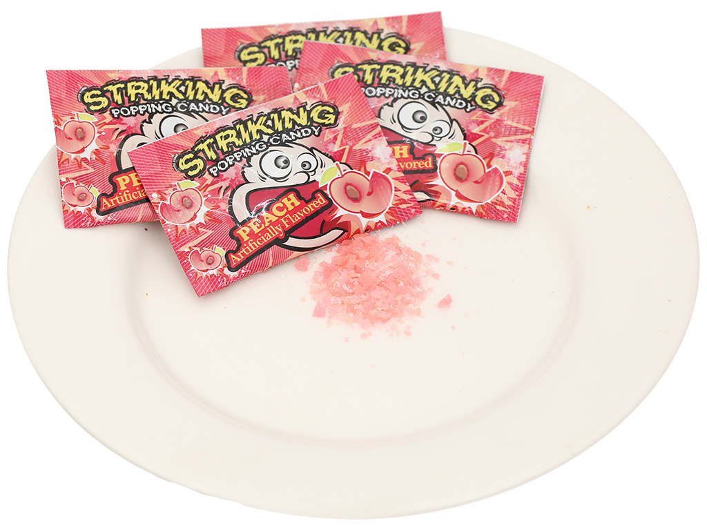 KẸO NỔ STRIKING THÁI LAN GÓI 30GR - 04825( ĐÀO / COLA/ VIỆT QUẤT )