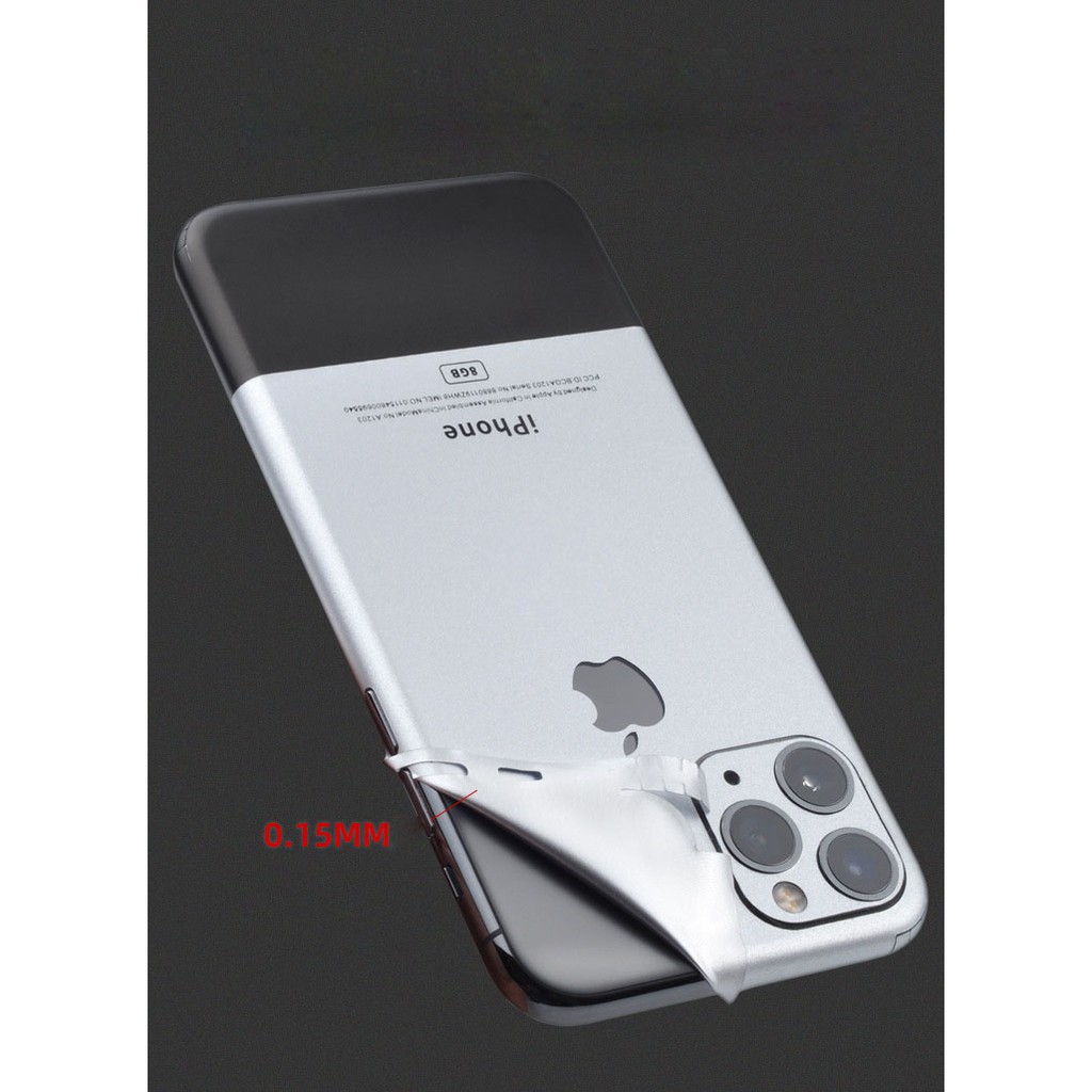 Skin dán giả iphone 2 cho iphone 11 , iphone 11 pro , iphone 11 pro max, iPhone 12 pro