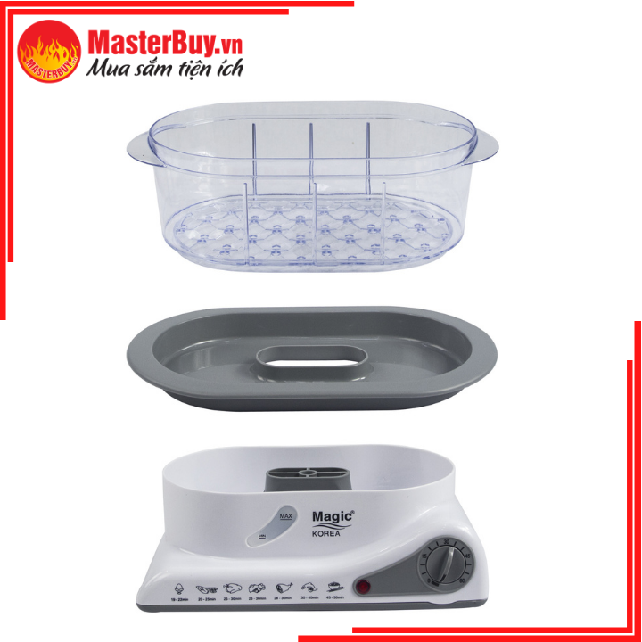 Máy Hấp Thực Phẩm Đa Năng 3 Tầng Magic A-61