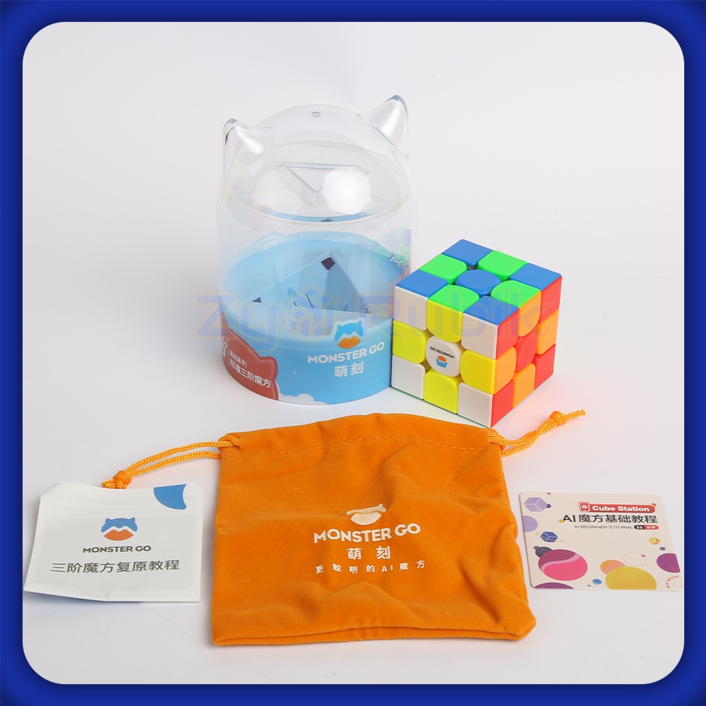 Rubik 3x3x3 GAN monster go Stickerless -ZyO Rubik