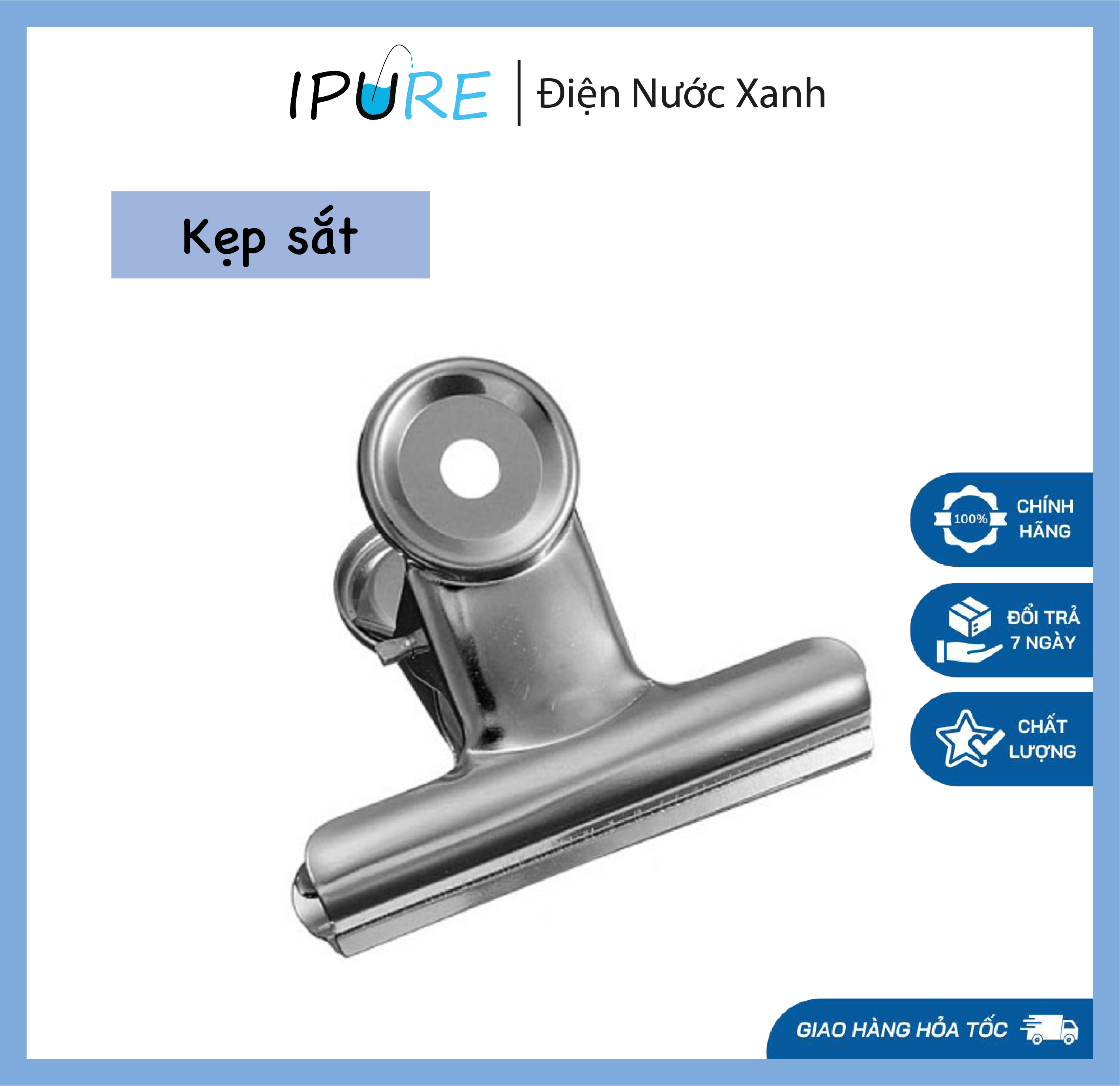 Kẹp sắt 1 cái nhỏ trung lớn đại nhiều kích cỡ Kẹp kim loại - DNX IPURE
