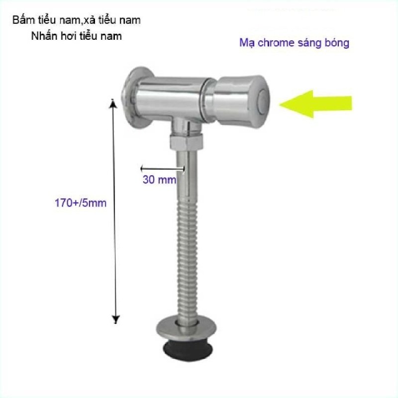 Van nhấn bộ xả tiểu nam cao cấp, Xả Tiểu Nam trung, xả nhấn tiểu nam trung, xả nhấn tiểu Nam, xat tiểu nhấn hơi
