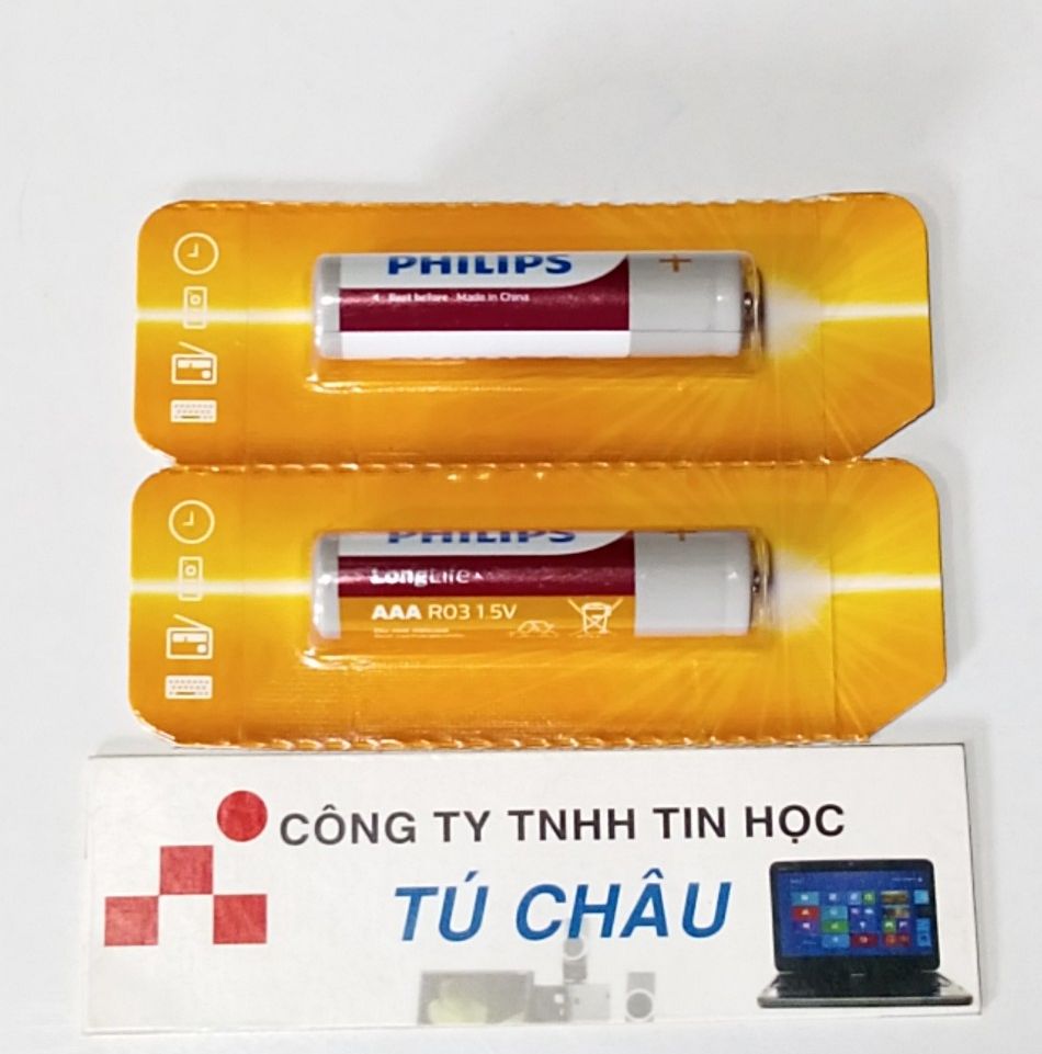 Pin Philips AAA R03 MICRO 1.5V (R03L10S/97 Zinc chloride) (CHÍNH HÃNG)