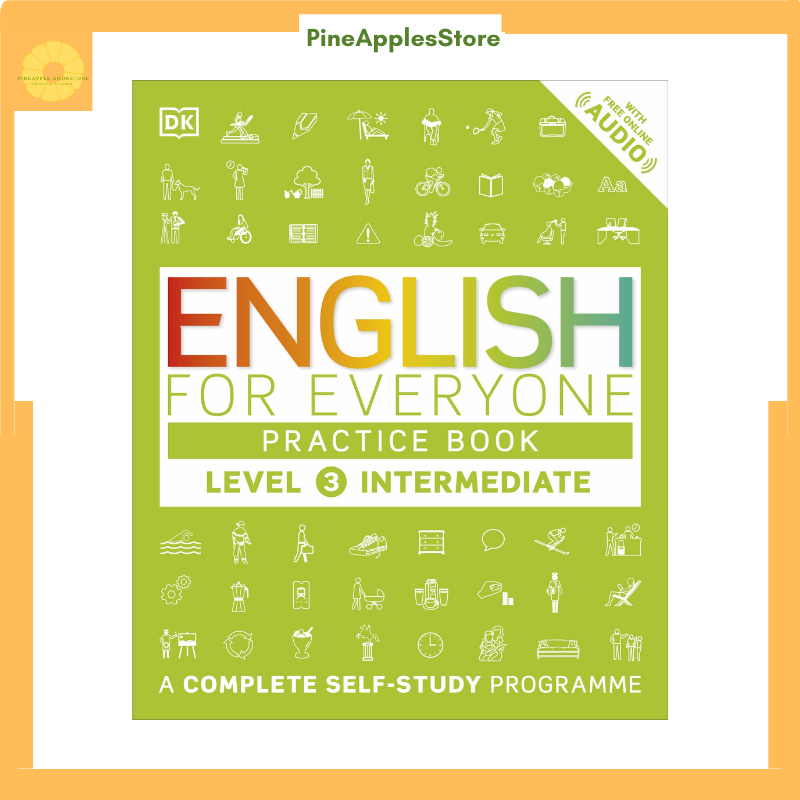 Sách English For Everyone  Level 3 Intermidiate Practice book&Course book
