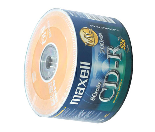 Combo 5 Đĩa CD-R Maxell (không vỏ)