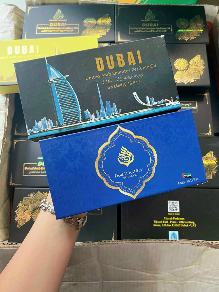 Set 5 lọ tinh dầu nước hoa Dubai