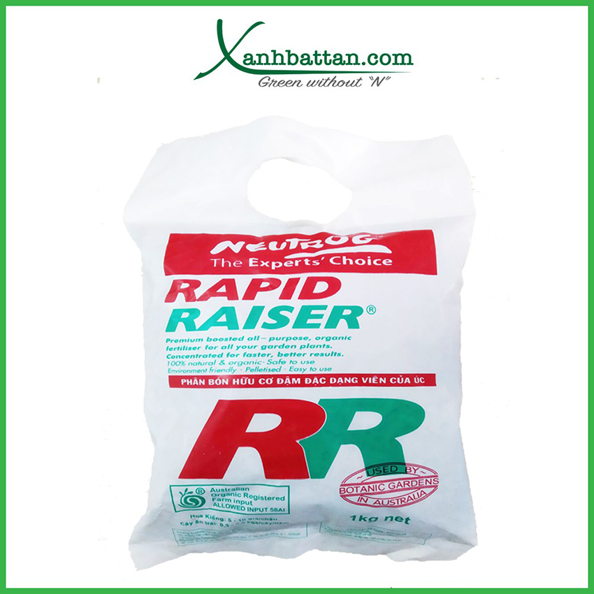 Phân Hữu Cơ Rapid Raiser Nhập Khẩu Từ Úc Túi 1 Kg