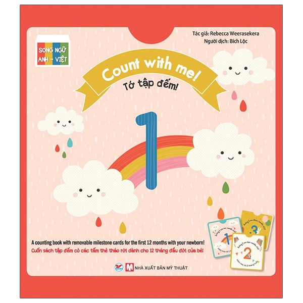 Fahasa - count with me - tớ tập đếm - song ngữ anh việt