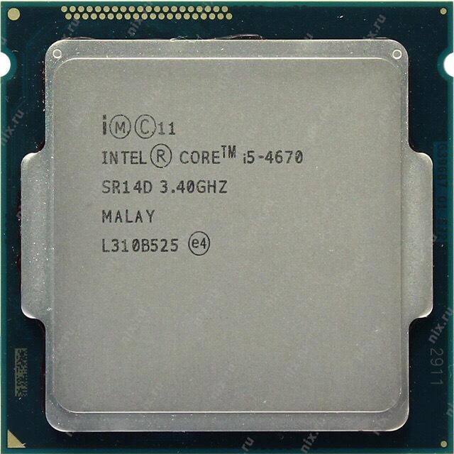 CPU Bộ vi xử lý Intel I5 4670 3.4 Ghz/1150