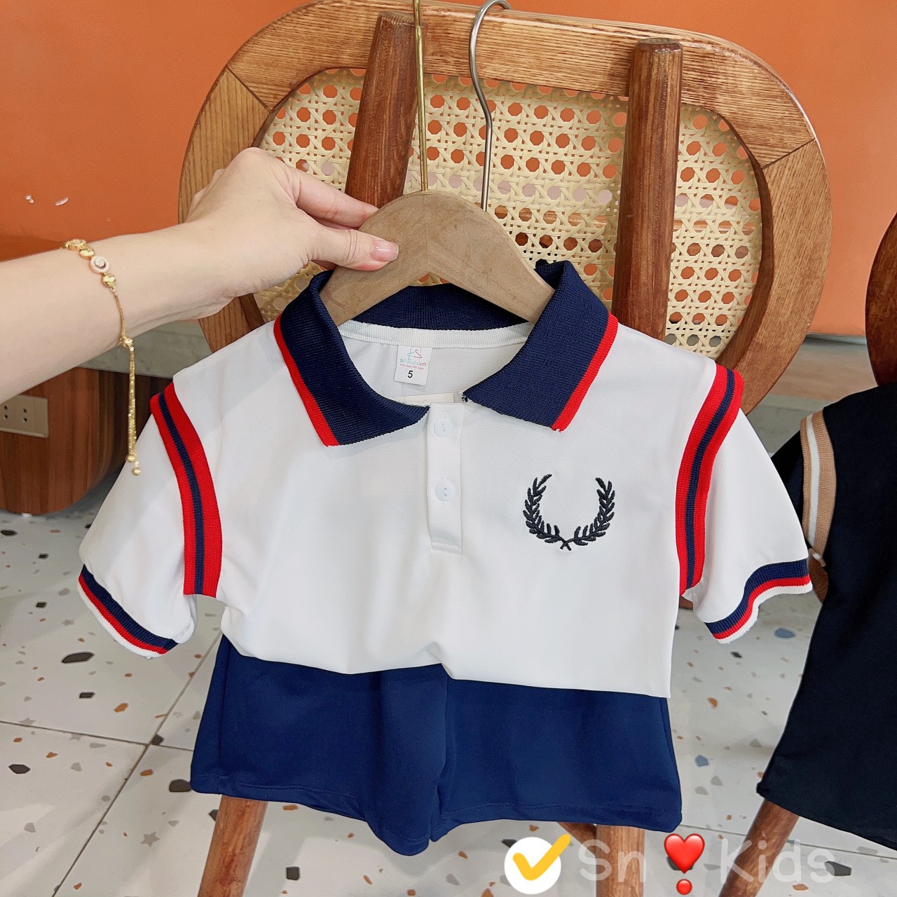 bộ cộc tay cho bé trai