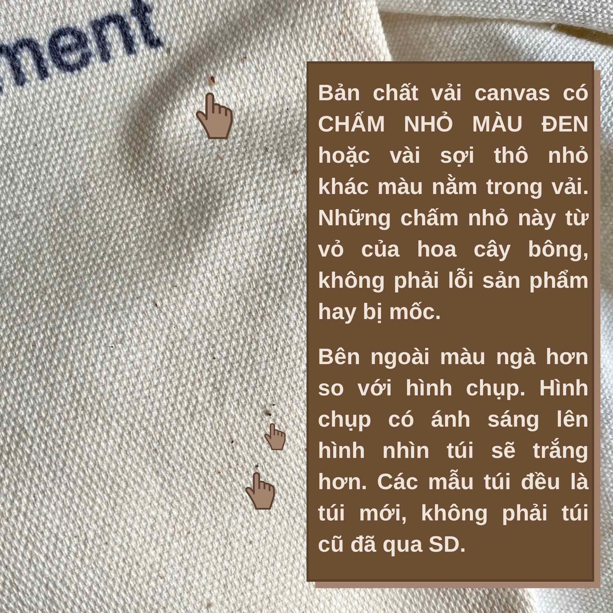 Túi tote, túi vải canvas thiết kế basic Be loved miloostudios