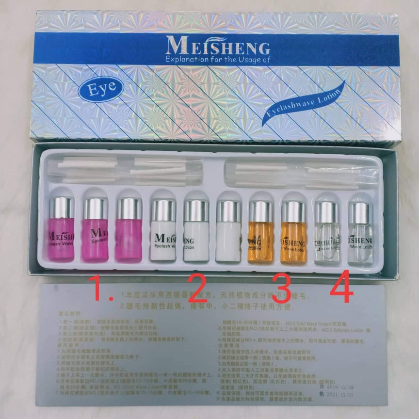 Sét uốn mi 6D, đầy đủ thuốc uốn, dưỡng, độ bền 2 tháng