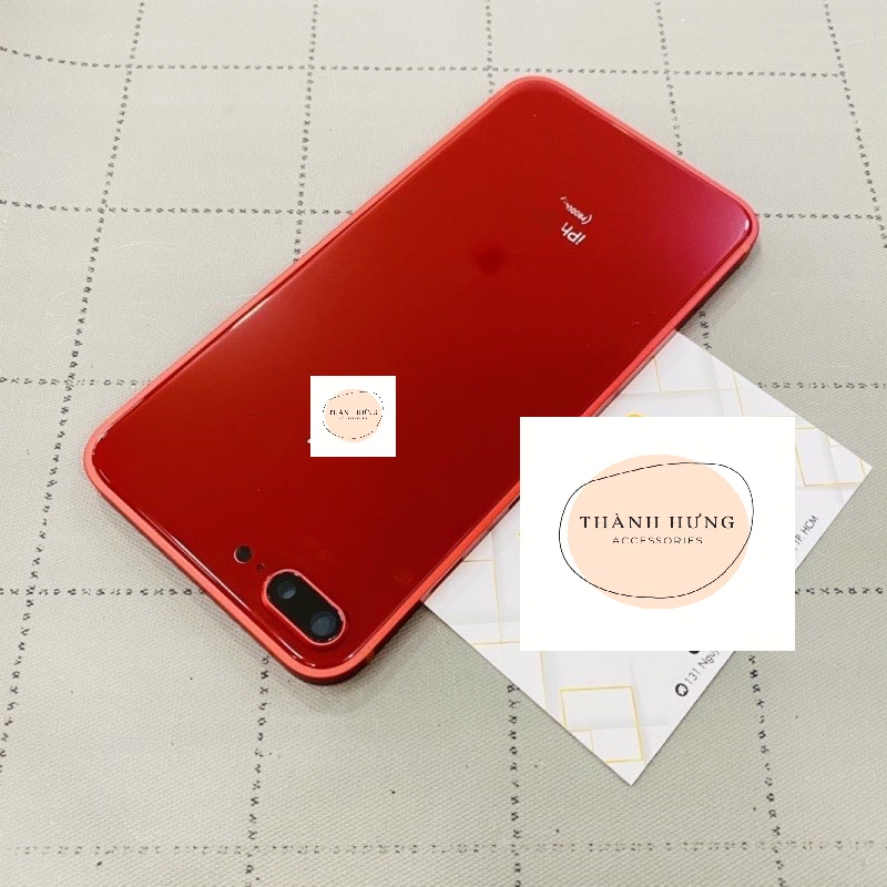 vỏ độ dành cho 7plus lên điện thoại 8plus cạnh vuông cực đẹp