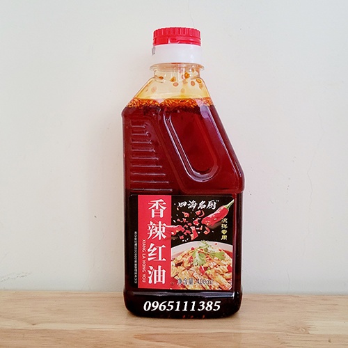 Dầu Ớt Vừng Cay Thơm Tứ Xuyên 400ml (Loại Ngon)