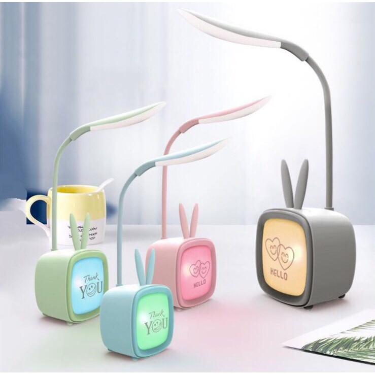 Đèn led để bàn học sạc usb hình lá, Sử dụng nguồn USB trực tiếp, Tích hợp pin có thể sạc lại để sử dụng