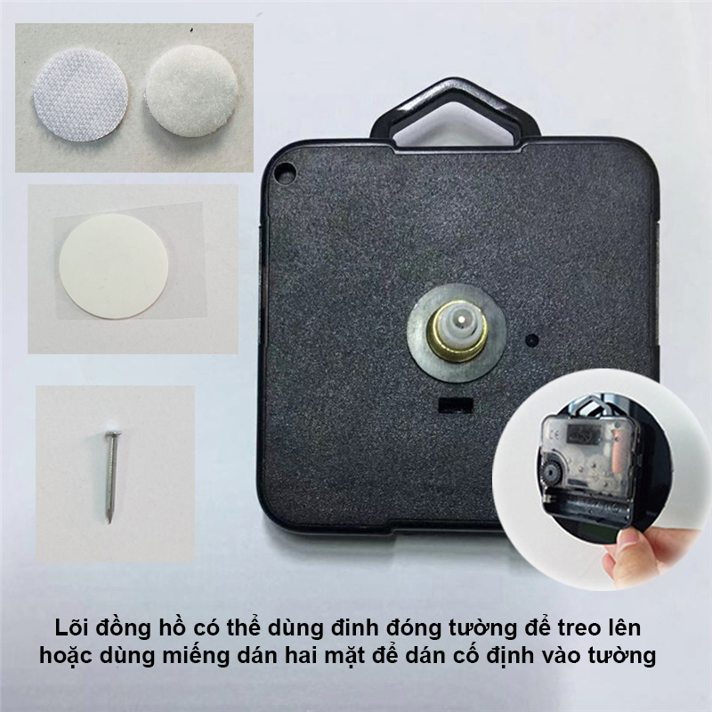 Đồng hồ DIY dán tường chữ số la mã