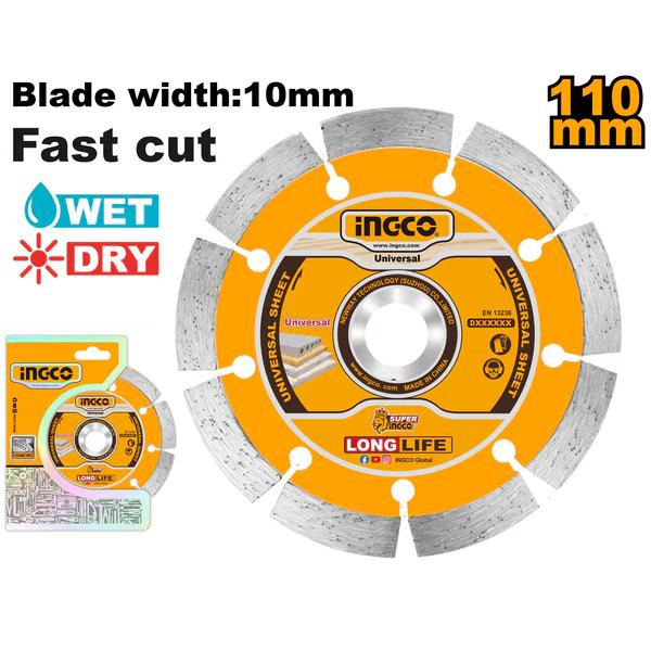 Đĩa cắt gạch khô ingco dmd011102m