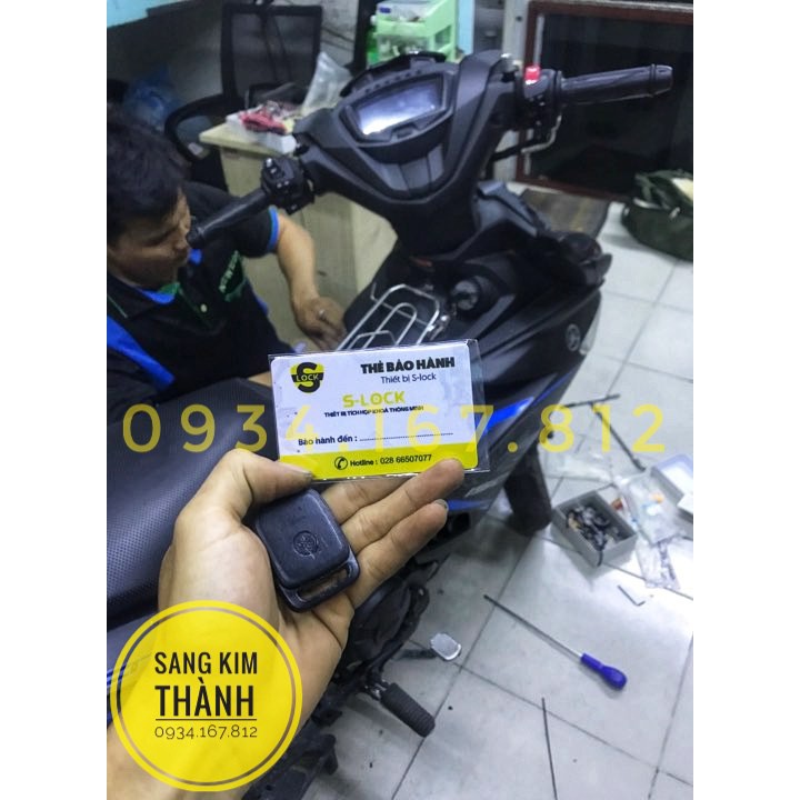 Khoá slock chống trộm cướp xe exciter 150 2019 2020 tích hợp remote zin