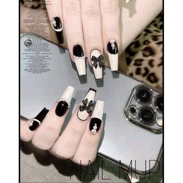 Charm nơ nail, charm nơ bột gắn móng - CHEAP NAIL