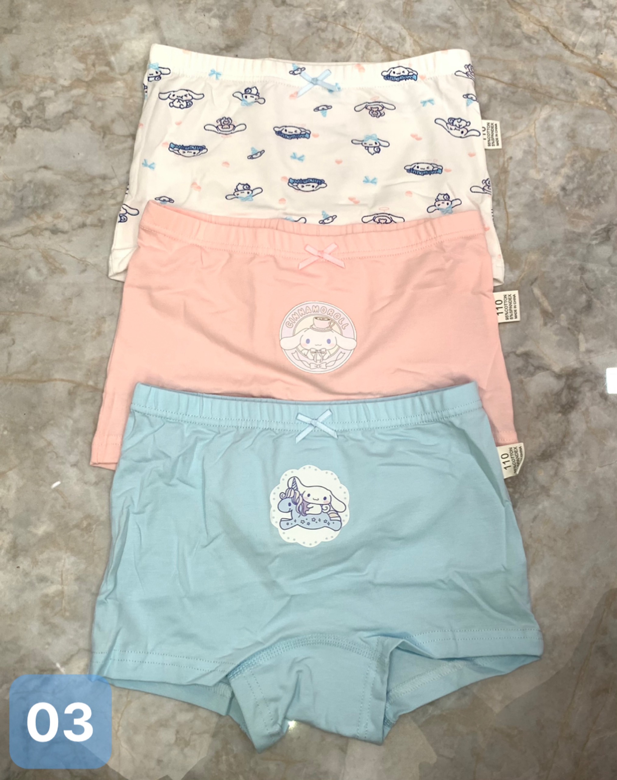 Set 3 quần chip đùi teengo dành cho bé gái