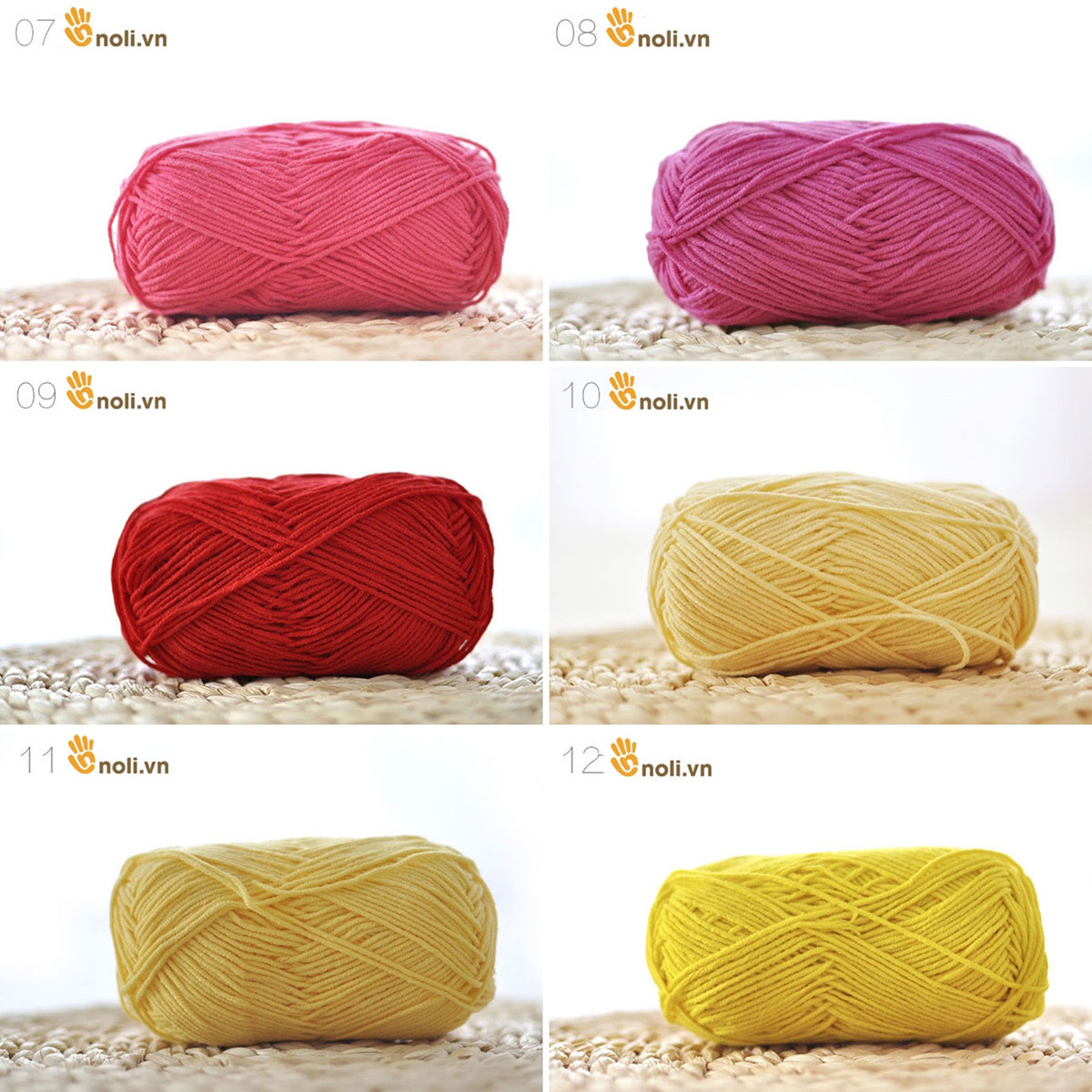Len baby yarn không bai dão, không phai màu, an toàn cho trẻ nhỏ, cực kì mềm mại 40g