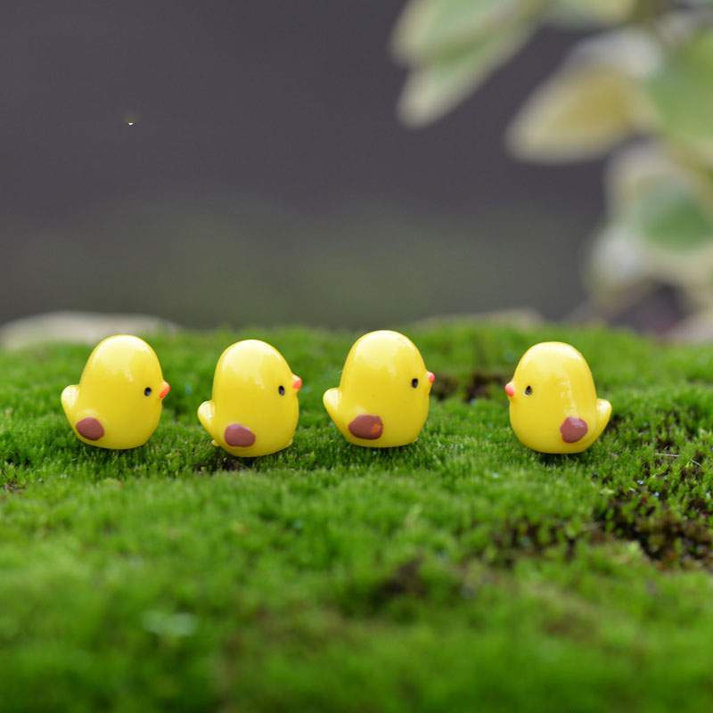 Gà mini - Phụ kiện terrarium Vườn sen đá