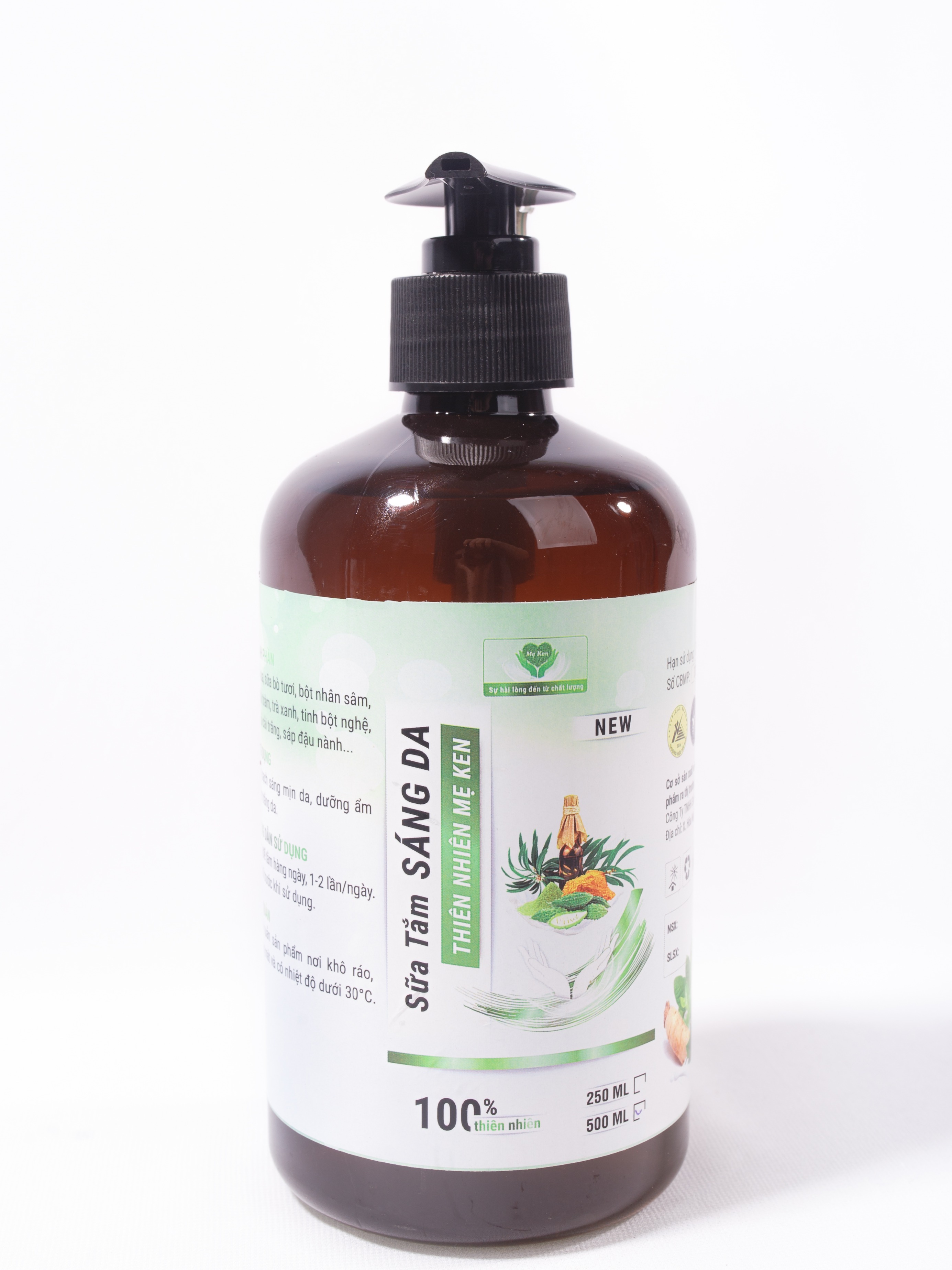 [HCM]SỮA TẮM SÁNG DA MẸ KEN- Chai 500ml