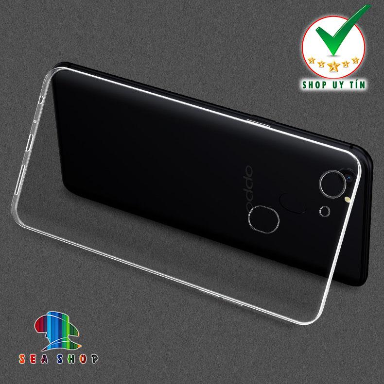 Ốp lưng Oppo F5 silicon trong suốt