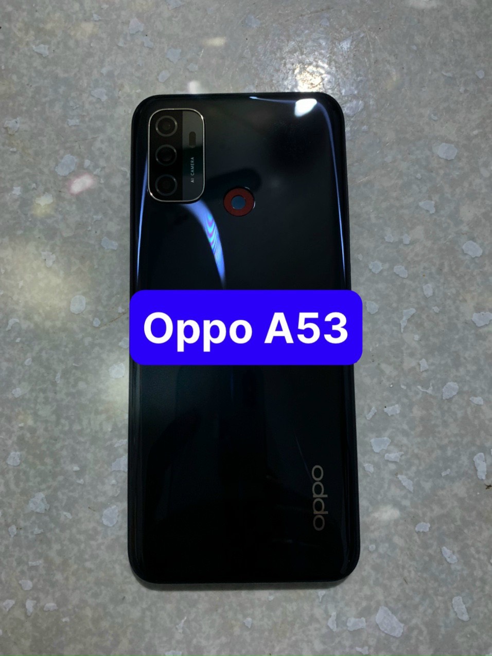 bộ vỏ oppo A53 - gồm lưng,sườn,nút ,kính camera