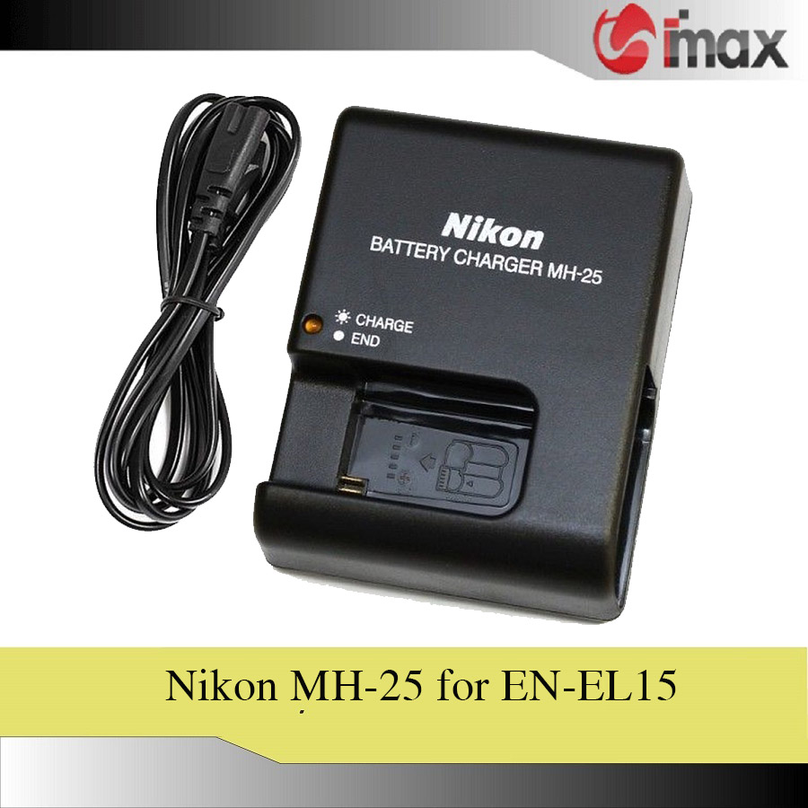 Sạc máy ảnh Nikon MH-25 (cho pin EN-EL15) - Hàng nhập khẩu