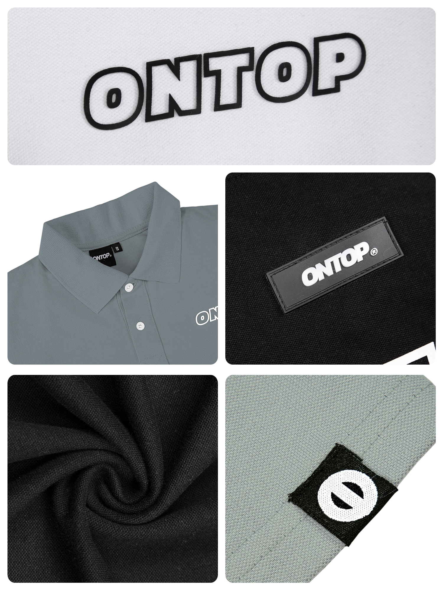 Áo polo form rộng basic local brand ONTOP vải thun cá sấu dày dặn, thoáng mát nhiều màu | O16-T2_O18-T4