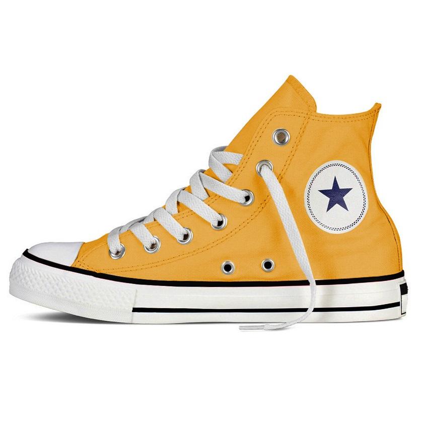 Giày Sneaker CV Nam Cổ Cao Màu Vàng