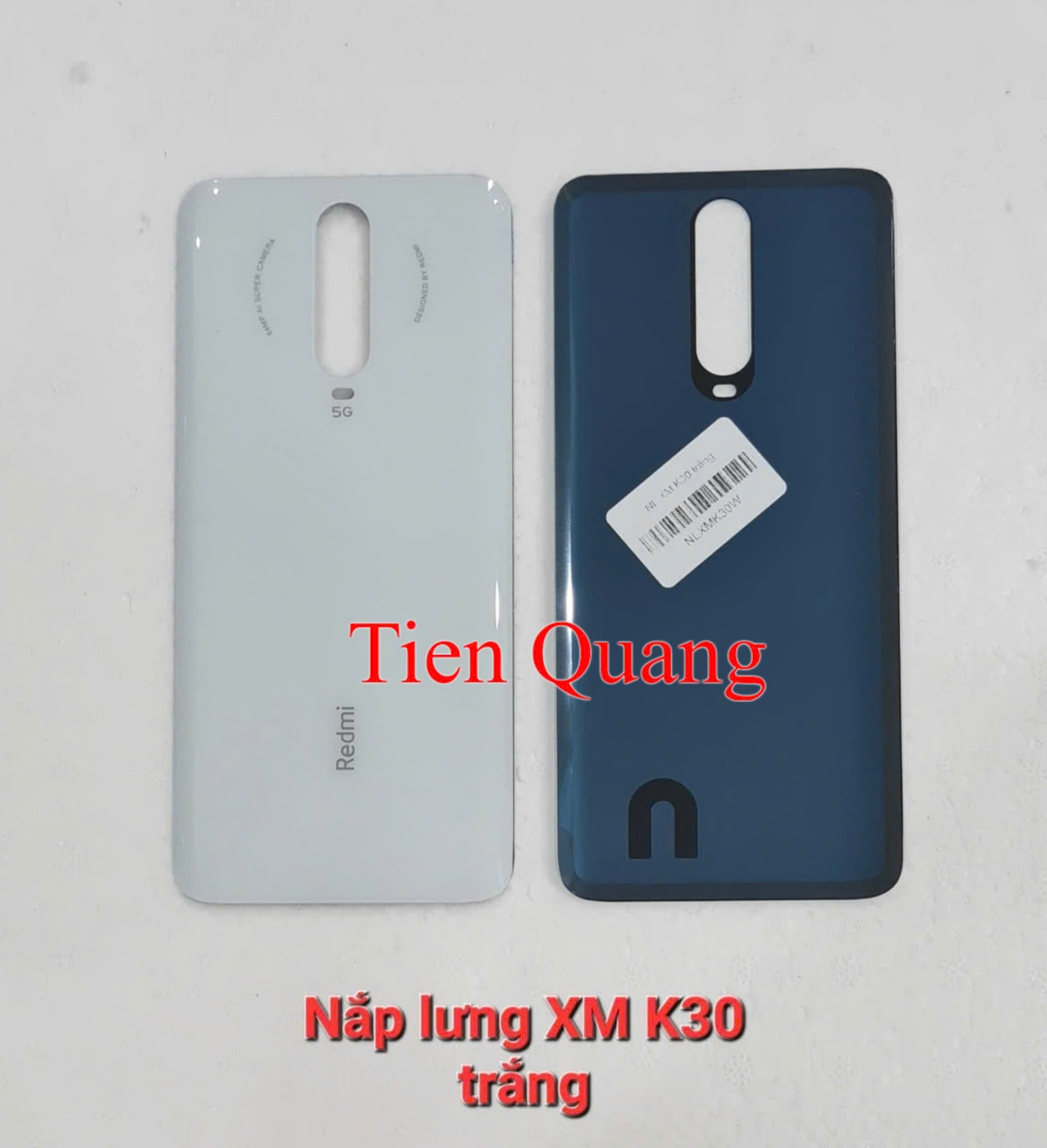 Nắp lưng Xiaomi Redmi K30 5G xịn (lưng kính)