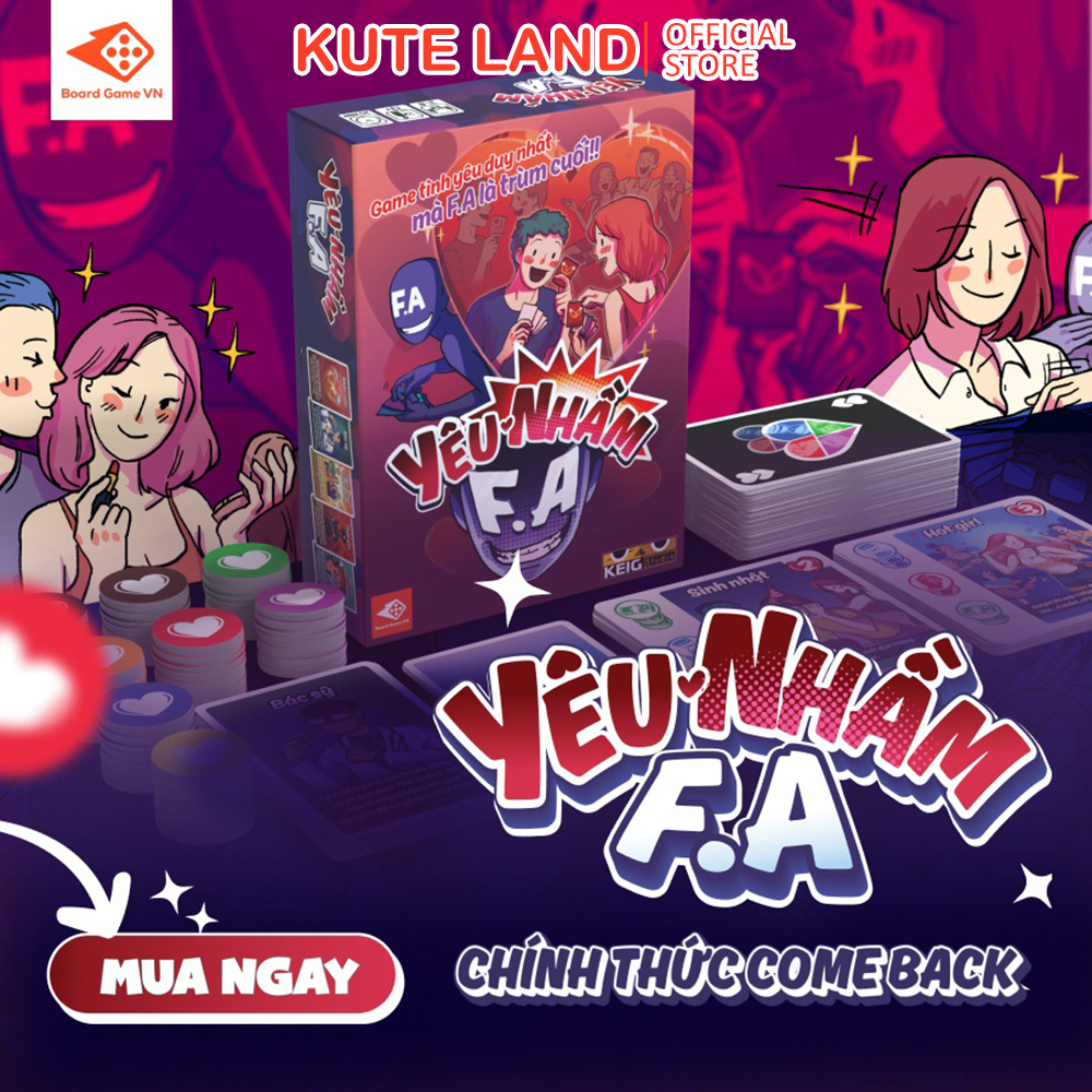 Yêu nhầm f.a - khi f.a là trùm cuối board game thẻ bài