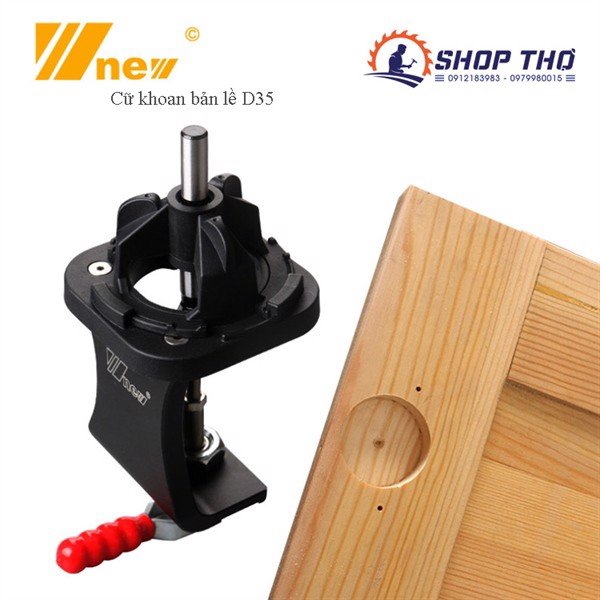 Bộ cữ khoan bản lề bật Wnew 02