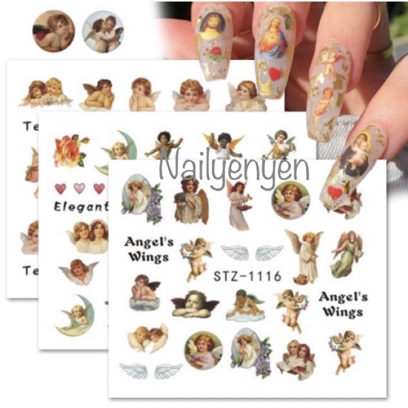 Sticker Dán Móng Thiên Thần - Rẻ Vô Địch