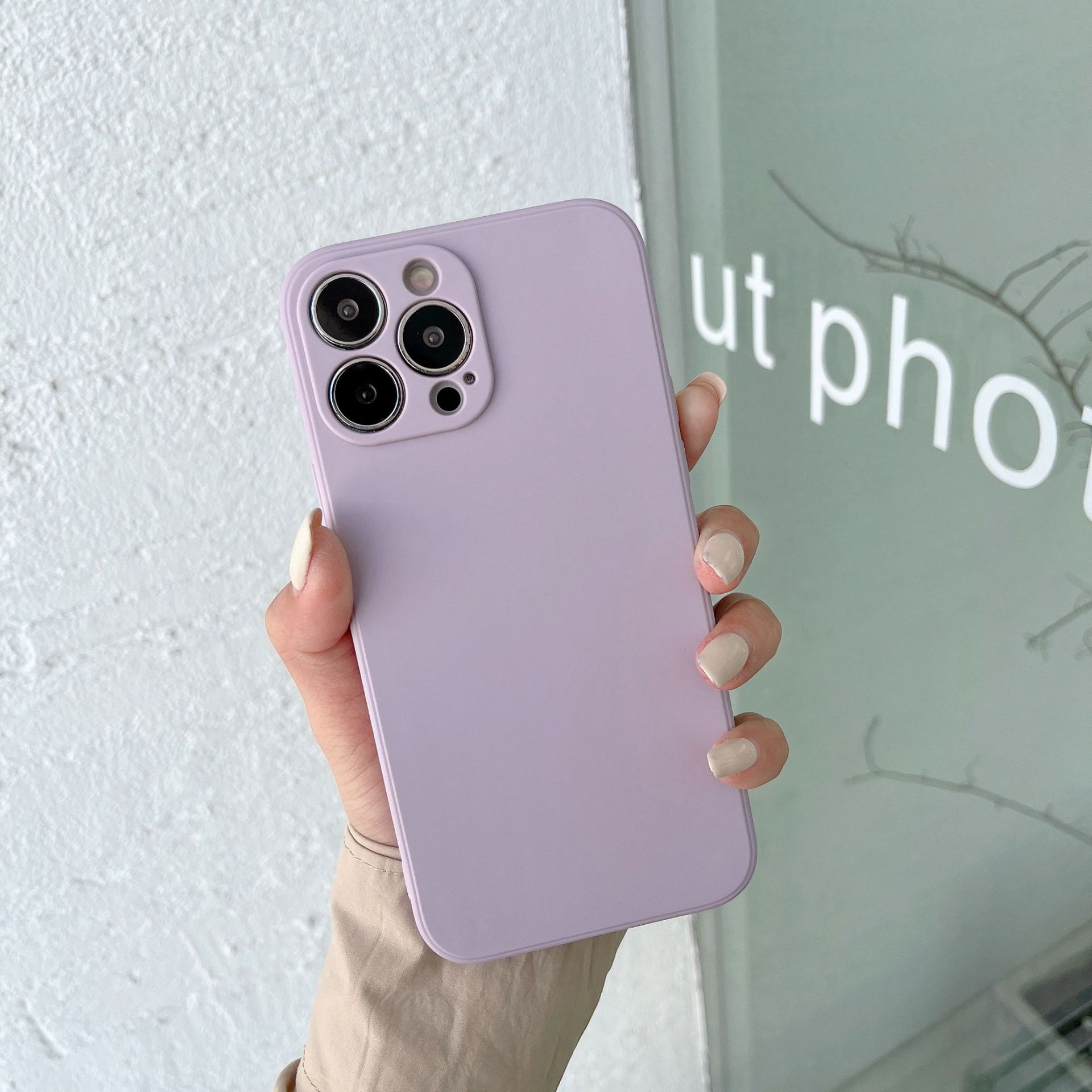 Ốp lưng TPU dẻo màu trơn vỏ bọc điện thoại iPhone 15 14 13 12 11 7 8 X XR XS 11Pro Pro Max Plus - Mario Shop
