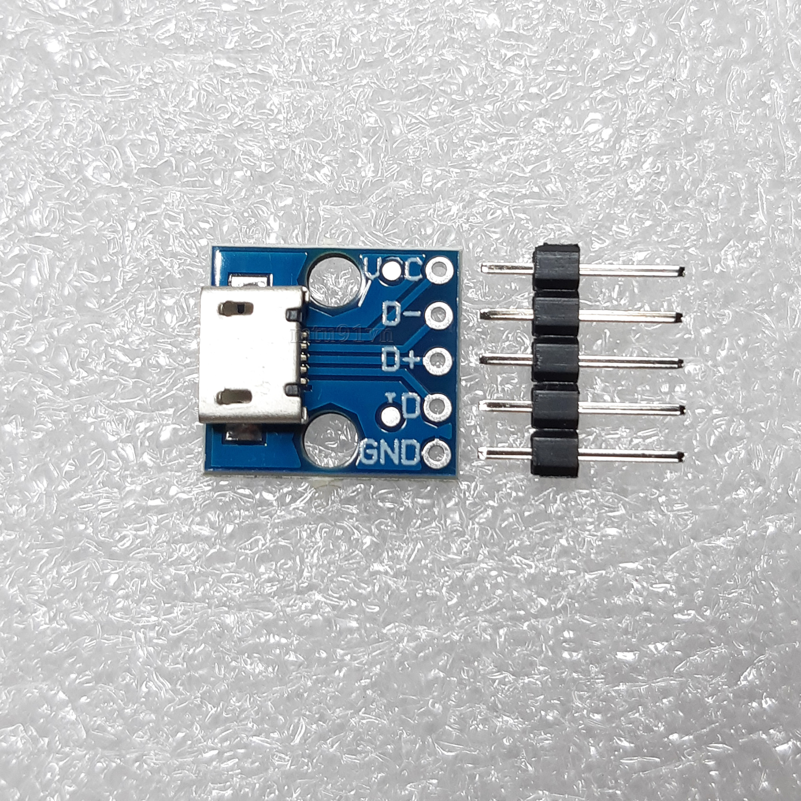 045 Mạch Ra Chân (hàn) Cổng Micro USB (MCU-Micro USB to DIP 5Pin) - 3 cái