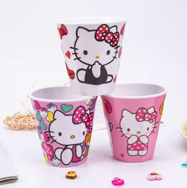 🌸LY UỐNG NƯỚC KIỂU MỚI HELLO KITTY