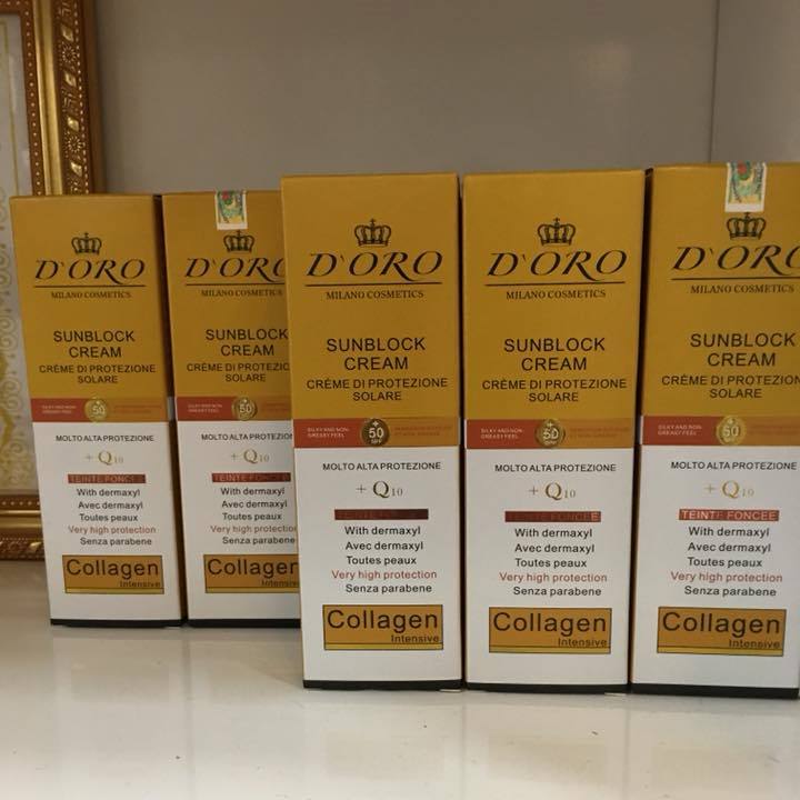 Kem chống nắng Doro Collagen Q10 nhập khẩu Italia SPF 50/PA+++ 50ml, cam kết sản phẩm đúng mô tả, chất lượng đảm bảo an toàn đến sức khỏe người sử dụng