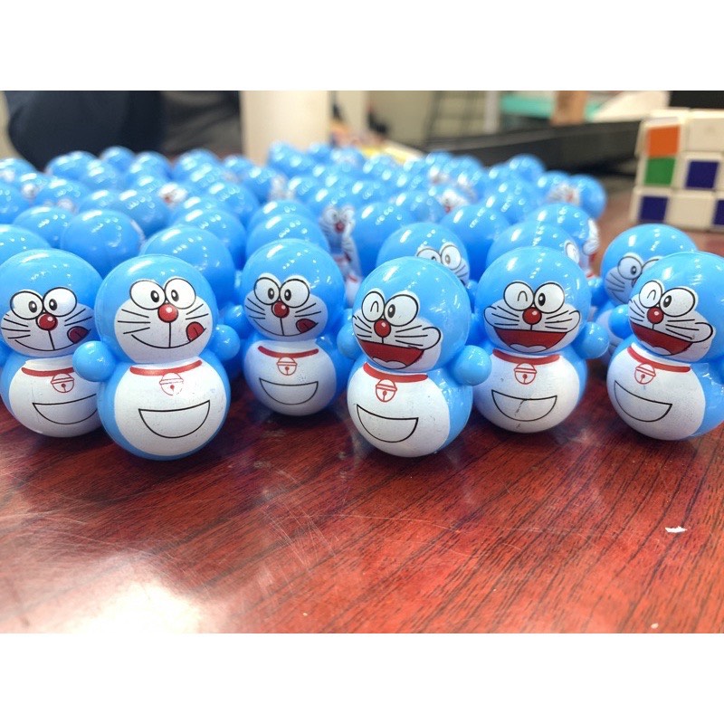 Combo 5 Con Lật Đật Mini, Lật Đật Squid Game, Lật Đật Doraemon Cho Bé Siêu Dễ Thương