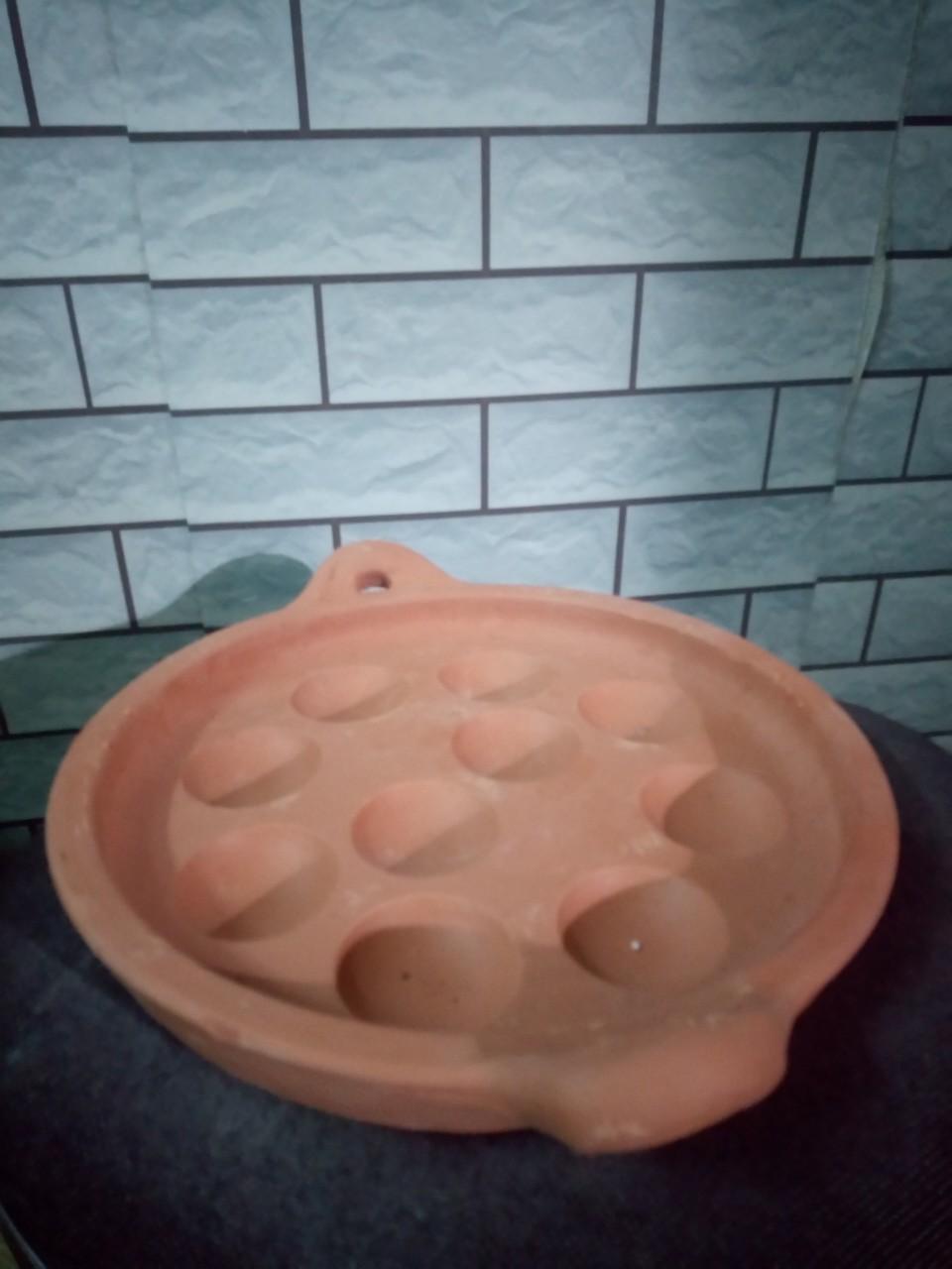 Khuôn làm bánh căn 10 lỗ không nắp