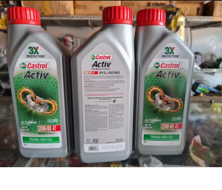 [HCM]Nhớt Castrol Activ 20W40 , 800ml