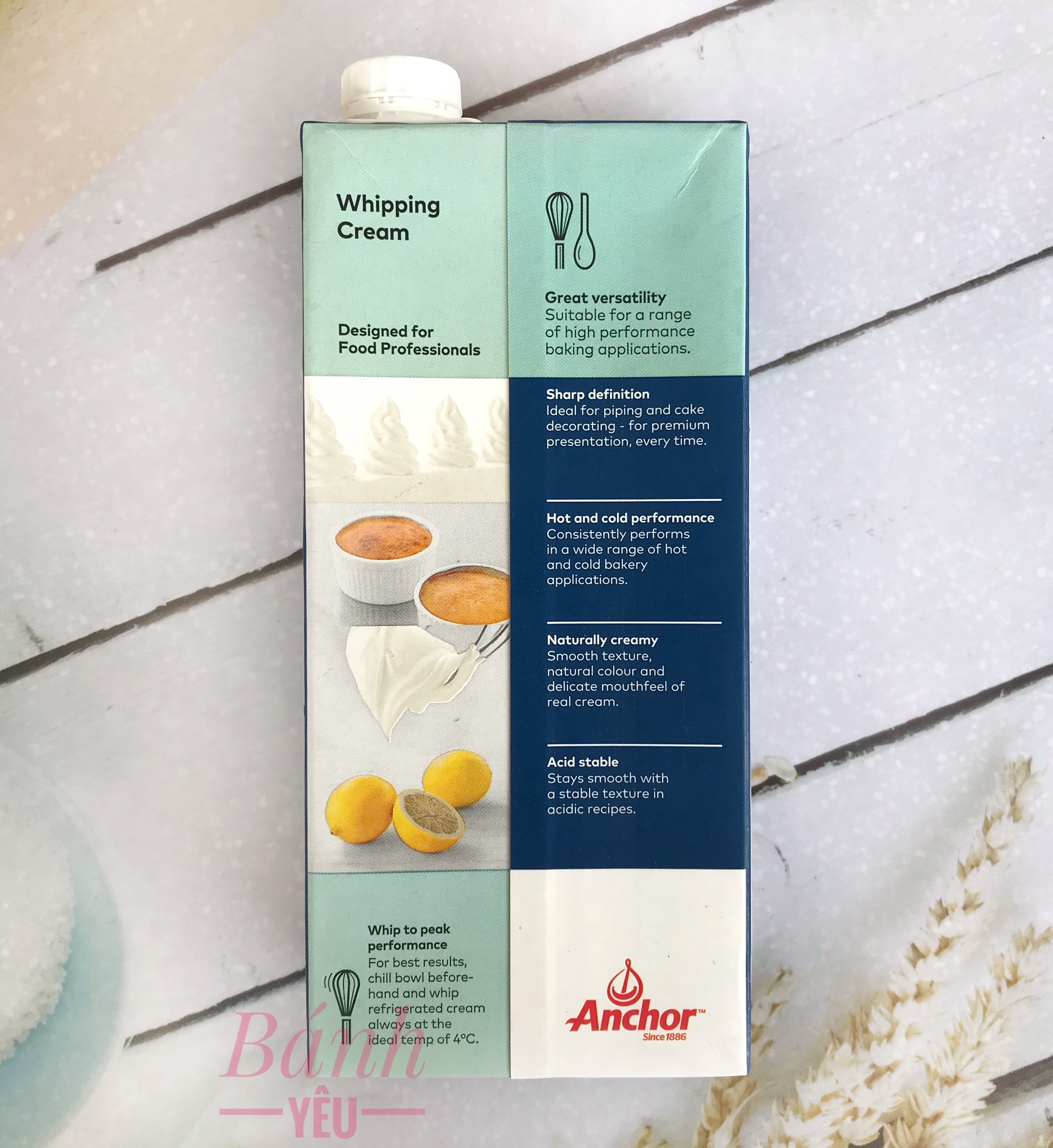 [Chỉ giao Tp.HCM] WHIPPING CREAM ANCHOR HỘP 1L