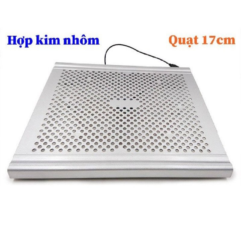 Bảng giá Đế tản nhiệt nhôm quạt 17cm cho laptop MacBook DTN7 Phong Vũ